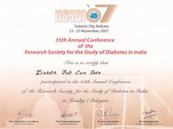 DiabetikFoot Care India Certificates